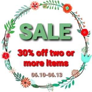 30% off 2+ items!